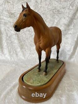Vintage Royal Worcester Porcelain Quarter Horse Statue by Doris Lindner 1962