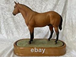 Vintage Royal Worcester Porcelain Quarter Horse Statue by Doris Lindner 1962