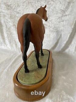 Vintage Royal Worcester Porcelain Quarter Horse Statue by Doris Lindner 1962