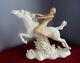 Vintage Schau Bach Kunst Porcelain Figurine Art Deco Nude Woman On Horse