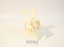 Vintage Schaubach Kunst Germany Porcelain Figurine, Two Horses