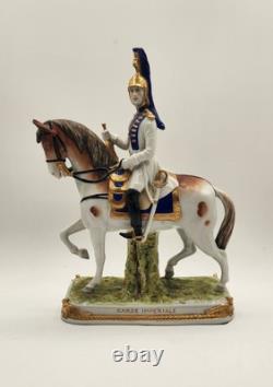 Vintage Scheibe Alsbach Kister Napoleon Garde Imperiale Figurine On Horse