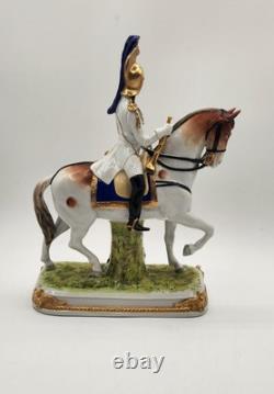 Vintage Scheibe Alsbach Kister Napoleon Garde Imperiale Figurine On Horse