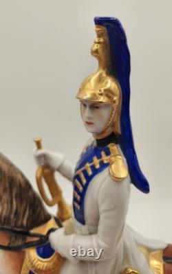 Vintage Scheibe Alsbach Kister Napoleon Garde Imperiale Figurine On Horse