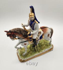Vintage Scheibe Alsbach Kister Napoleon Garde Imperiale Figurine On Horse