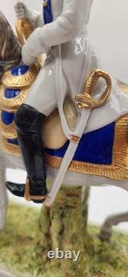 Vintage Scheibe Alsbach Kister Napoleon Garde Imperiale Figurine On Horse