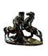Vintage Sculpture Rearing Horses Porcelain Art