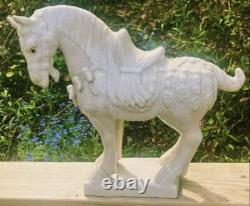 Vintage Tang Dynasty Style Horse Statue Ceramic Decorative Figurine 14 Asian