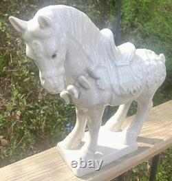 Vintage Tang Dynasty Style Horse Statue Ceramic Decorative Figurine 14 Asian