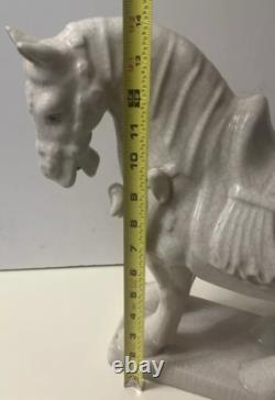 Vintage Tang Dynasty Style Horse Statue Ceramic Decorative Figurine 14 Asian