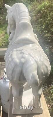 Vintage Tang Dynasty Style Horse Statue Ceramic Decorative Figurine 14 Asian
