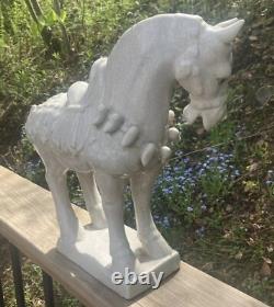 Vintage Tang Dynasty Style Horse Statue Ceramic Decorative Figurine 14 Asian