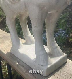 Vintage Tang Dynasty Style Horse Statue Ceramic Decorative Figurine 14 Asian