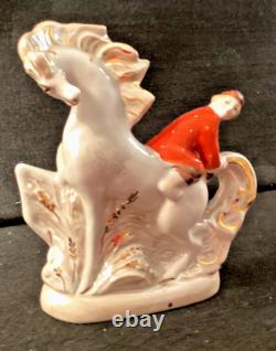 Vintage USSR Dulevo Porcelain Figurine Little Humpbacked Horse
