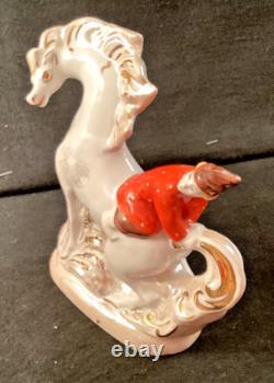 Vintage USSR Dulevo Porcelain Figurine Little Humpbacked Horse