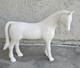 Vintage White Glazed Ceramic Stallion Horse Statue Figurine 17 Home Decor Read