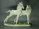 Vintage White Horses Porcelain Figurine Hutschenreuther Germany 1965 Art Decor