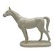 Vintage White Porcelain Horse Figurine Made In Czechoslovakia