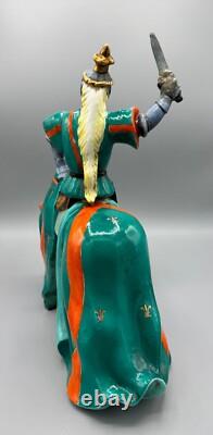 Vintage Zaccagnini Porcelain Knight Sculpture