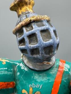 Vintage Zaccagnini Porcelain Knight Sculpture