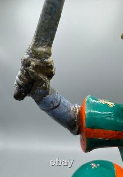 Vintage Zaccagnini Porcelain Knight Sculpture