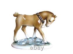 Vintage Zsolnay Hungary Colt Foal Pony 4 Horse Figurine