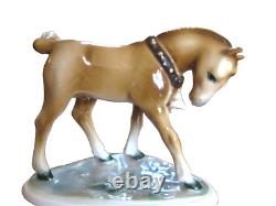 Vintage Zsolnay Hungary Colt Foal Pony 4 Horse Figurine