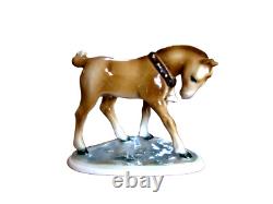 Vintage Zsolnay Hungary Colt Foal Pony 4 Horse Figurine