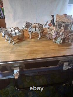 Vintage ardalt lenwile Victorian Carriage And Horses