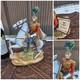 Vintage Italian Capodimonte Marshal General Napoleonic Statue Horse