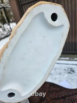 Vintage italian capodimonte Marshal general Napoleonic statue horse