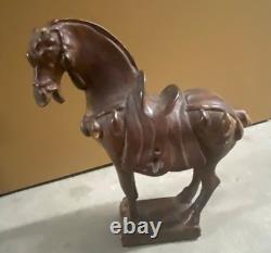 Vintage porcelain horse sculpture MCM equestrian