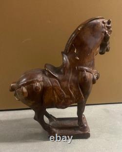 Vintage porcelain horse sculpture MCM equestrian