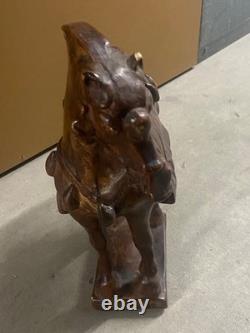 Vintage porcelain horse sculpture MCM equestrian