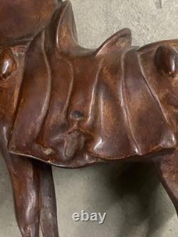 Vintage porcelain horse sculpture MCM equestrian