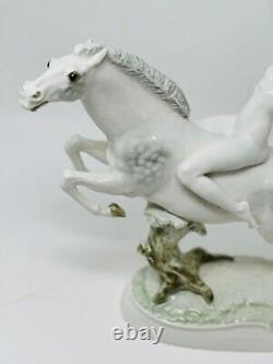 Vintage porcelain, nude on a horse hutschenreuter, mint condition