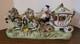 Vintage To Antique Capodimonte Cinderella Carriage Horses Driver Porcelain