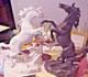 Vintage1988 Franklin Mint Treasury Of The Battling Stallions By Edward Hart