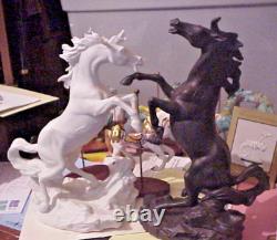Vintage1988 Franklin Mint Treasury Of The Battling Stallions By Edward Hart