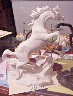 Vintage1988 Franklin Mint Treasury Of The Battling Stallions By Edward Hart