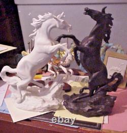 Vintage1988 Franklin Mint Treasury Of The Battling Stallions By Edward Hart