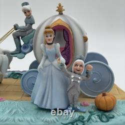 VintageWalt Disney World Park Porcelain Cinderella Horse Carriage Coach Figurine