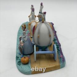 VintageWalt Disney World Park Porcelain Cinderella Horse Carriage Coach Figurine
