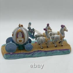 VintageWalt Disney World Park Porcelain Cinderella Horse Carriage Coach Figurine