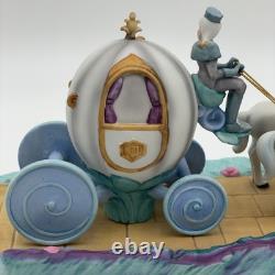 VintageWalt Disney World Park Porcelain Cinderella Horse Carriage Coach Figurine