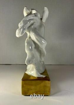 Vista Alegre Portugal Porcelain Horse Head Sculpture 7 x 3 x 7