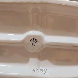 Vntg Capodimonte Style Porcelain Horse Drawn Carriage Figurine Japan N Mark