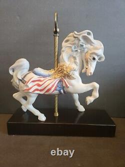 Vntg Cybis TICONDEROGA Porcelain BiCentennial Carousel Horse 250/500 Pic/Desc