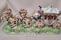 Vtg Horse Drawn Royal Carriage Buggy Cinderella Princess By Arnart Jonatha Byron