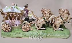 Vtg Horse Drawn Royal Carriage Buggy Cinderella Princess By Arnart Jonatha Byron